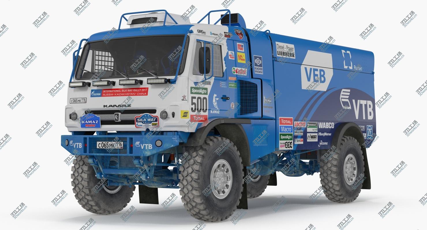 images/goods_img/202104094/3D KAMAZ Dakar Racing Truck 4326 VK model/2.jpg